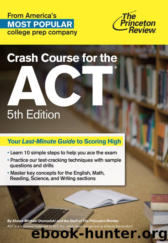 Crash Course for the ACT by Princeton Review free ebooks download